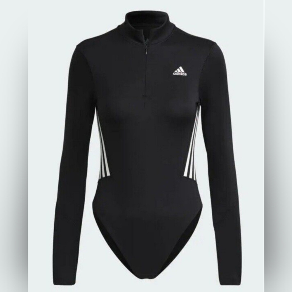 Adidas Longsleeve Mesh Leotard